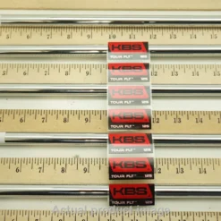 Uncut KBS FLT 125 S+ Stiff+ 4-PW Iron Shaft Set .355 37.5"-40" 727592