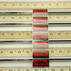 New KBS Tour V 130g X-Stiff 7pc 4-PW Iron Shaft Set .355 Taper 37"-40" 727798