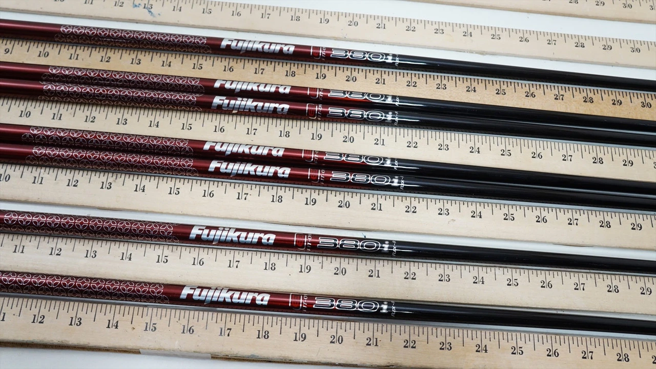New Fujikura 380I 80G Regular 40.5" 7pc Iron Shaft Set .370 927417 3 New Fujikura 380I 80G Regular 40.5" 7pc Iron Shaft Set .370 927417