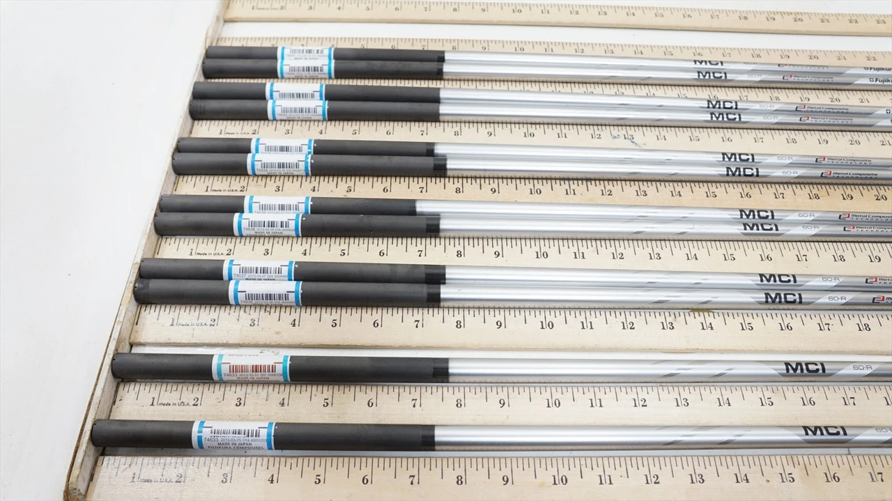 New Fujikura Mci 60 R 60g Regular 35.5"-39" 9pc Iron Shaft Set .370 962871 4 New Fujikura Mci 60 R 60g Regular 35.5"-39" 9pc Iron Shaft Set .370 962871 - Image 2