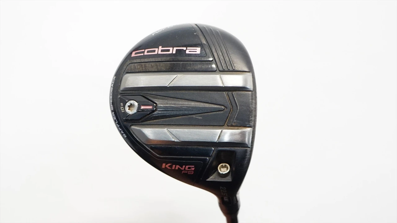 Cobra King F9 Speedback 22.5° 5 Fairway Wood Ladies Flex Atmos 1051276 Excellent 3 Cobra King F9 Speedback 22.5° 5 Fairway Wood Ladies Flex Atmos 1051276 Excellent