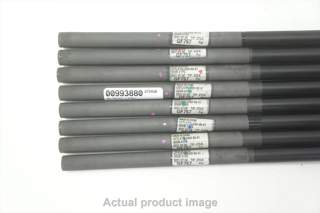 New Project X Catalyst 60 6.0 STIFF 41" 8pc Iron Shaft Set .370 PLL UNCUT 5 New Project X Catalyst 60 6.0 STIFF 41" 8pc Iron Shaft Set .370 PLL UNCUT - Image 3