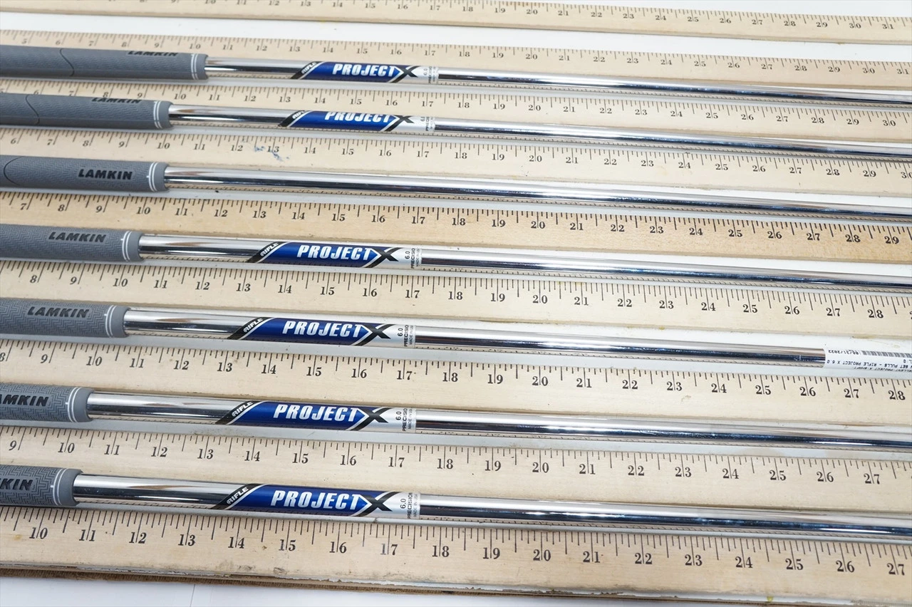 Project X Blue Label 6.0 S 34.25"-37.5" 7pc Iron Shaft Set Pulls .355 1019383 3 Project X Blue Label 6.0 S 34.25"-37.5" 7pc Iron Shaft Set Pulls .355 1019383