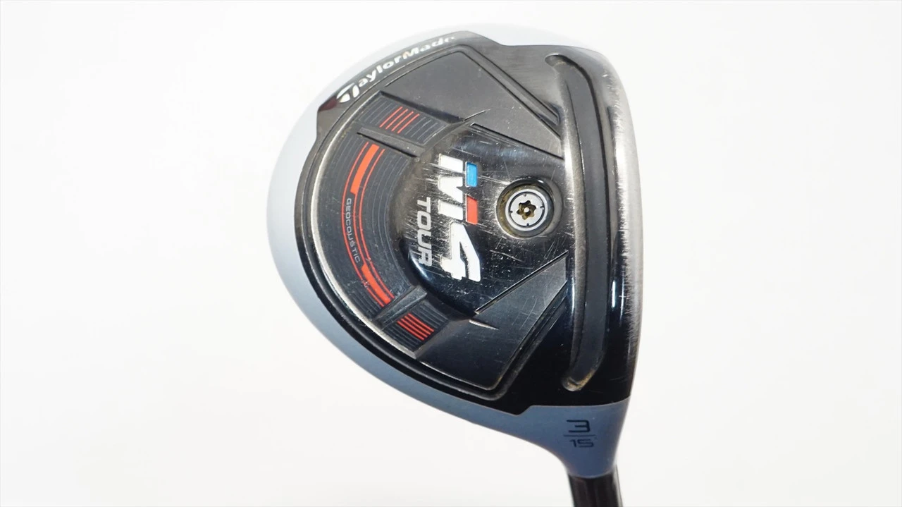 Taylormade M4 Tour 15° 3 Fairway Wood Extra Stiff Flex Kuro Kage 1037190 Good 3 Taylormade M4 Tour 15° 3 Fairway Wood Extra Stiff Flex Kuro Kage 1037190 Good