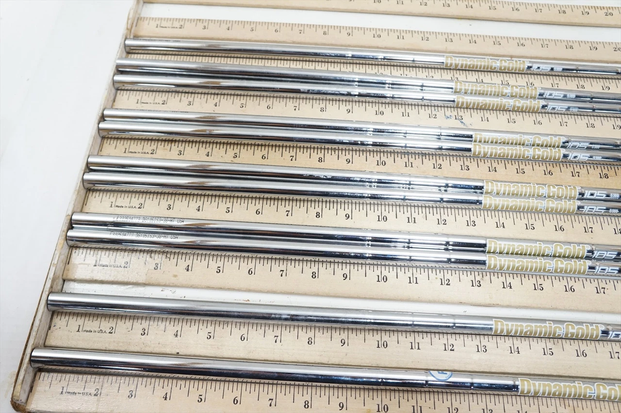 True Temper Dynalite Gold 105 S300 S 33.5"-36" 11pc Iron Shaft Set .355 1046434 4 True Temper Dynalite Gold 105 S300 S 33.5"-36" 11pc Iron Shaft Set .355 1046434 - Image 2