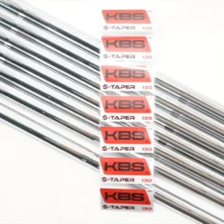 New KBS $-Taper 130 X-Stiff 37.5"-40" 4-PW Iron Shaft Set .355 Taper - Uncut