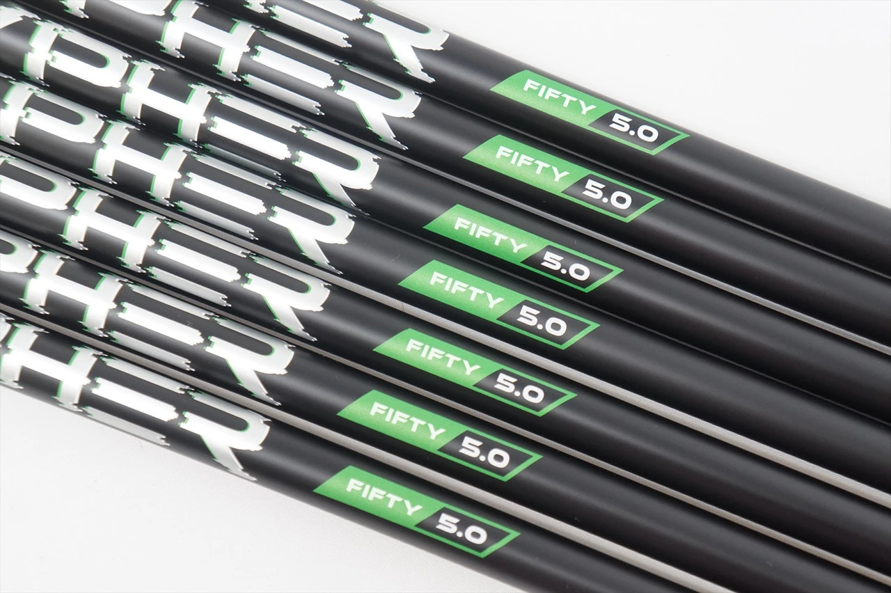 New Project X Cypher Fifty 62g 5.0 SENIOR 41" 7pc Graphite Iron Shaft Set .370 4 New Project X Cypher Fifty 62g 5.0 SENIOR 41" 7pc Graphite Iron Shaft Set .370 - Image 2