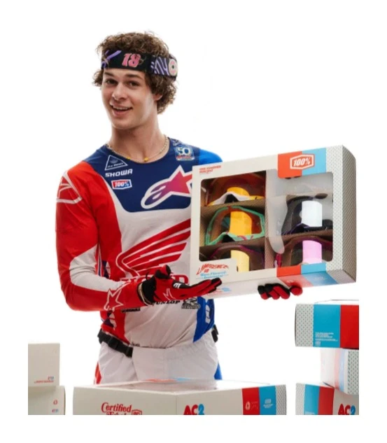 100% Accuri 2 Jett Lawrence Donut Goggle 6-Pack 5 100% Accuri 2 Jett Lawrence Donut Goggle 6-Pack - Image 3