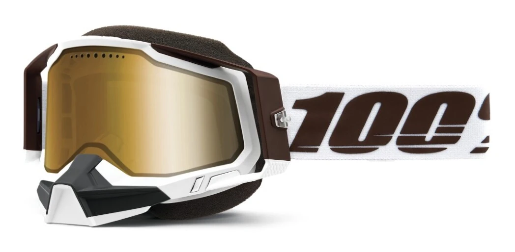 100% Racecraft 2 Snowmobile Goggles - Mirrored Lens 6 100% Racecraft 2 Snowmobile Goggles - Mirrored Lens - Image 4
