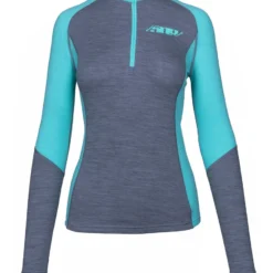 509 FZN Women's Merino Quarter Zip Shirt -taylormade shop 509 fzn womens merino quarter zip shirt grey teal