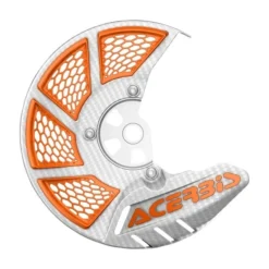 Acerbis X-Brake Vented Disc Cover -taylormade shop acerbis x brake vented disc cover white orange