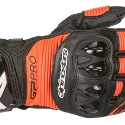 Alpinestars GP Pro R3 Gloves -taylormade shop alpinestars gp pro r3 gloves black fluo red
