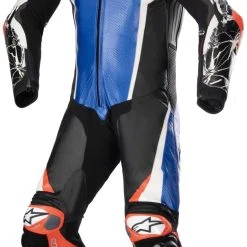 Alpinestars Racing Absolute V2 Race Suit -taylormade shop alpinestars racing absolute v2 pc leather suit fluo black white scaled