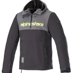Alpinestars Sherpa Hoody -taylormade shop alpinestars sherpa hoody grey black fluo yellow