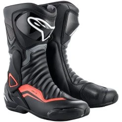Alpinestars SMX 6 V2 Boots -taylormade shop alpinestars smx6v2 boots black grey fluo red