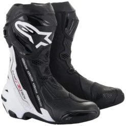 Alpinestars Supertech R Vented Boots -taylormade shop alpinestars supertech r vented boots black white scaled