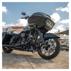 Arlen Ness 11.8" Jagged Front Spoke Mount Rotor For Harley Touring 2014-2023 -taylormade shop arlen ness118 jagged front spoke mount rotor for harley touring softail20142021 2