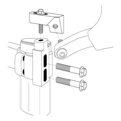 Barkbusters Aluminum Handguard Kit For Triple Clamp Mounting -taylormade shop barkbusters triple clamp mounting kit 2