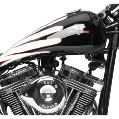 Biker's Choice One Piece 4.2 Gallon Stretched Tank For Harley Softail 1984-1999 -taylormade shop bikers choice1 piece strtch tnk42 gal8499 softail 2