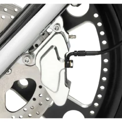 Biker's Choice High Performance 4-Piston Front Caliper For Harley 1984-1999 -taylormade shop bikers choice billet4 pstn brk caliper lf8499 btxl 1