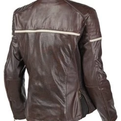 BILT Alder 2 Women's Leather Jacket -taylormade shop bilt alder2 womens leather jacket brown cream 5