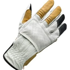 Biltwell Apparel Biltwell Borrego Gloves -taylormade shop biltwell borrego gloves white tan black