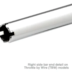 Biltwell Parts Biltwell Tyson Pullback XL 1 1/4" TBW Handlebars -taylormade shop biltwell tyson pullback xl114 tbw handlebars chrome 3