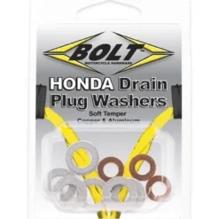 Bolt Hardware Honda CRF Drain Plug Washer Kit