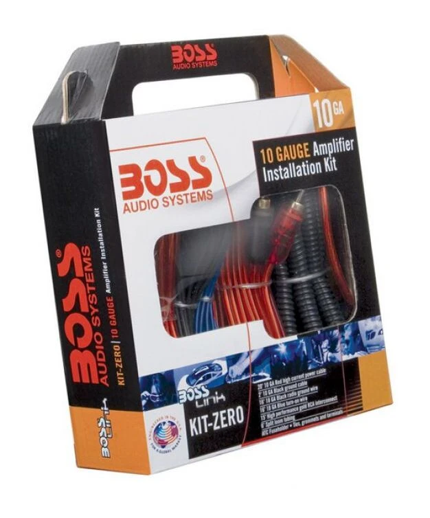 Boss Audio Systems 10-Gauge Amplifier Installation Kit 3 Boss Audio Systems 10-Gauge Amplifier Installation Kit