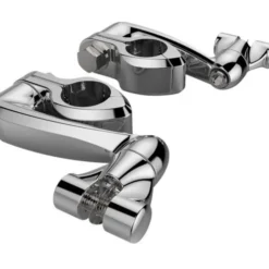 Ciro Extended Footpeg Clamps -taylormade shop ciro extended footpeg clamp chrome