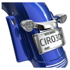 Ciro LED Lighted License Plate Frame For Harley Touring 2014-2023 -taylormade shop ciro led lighted license plate frame for harley touring20142022 3