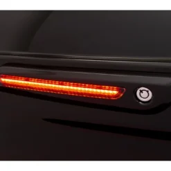 Ciro LED Saddlebag Hinge Covers For Harley Touring 2014-2021 -taylormade shop ciro led saddlebag hinge coversfor harley touring20142021 smoke black