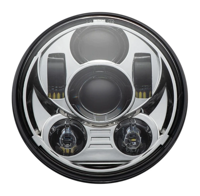 Custom Dynamics LED 5 3/4" Halo Headlamp For Harley Dyna / Softail / Sportster 1986-2022 - Image 2