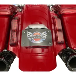 Custom Dynamics Radius License Plate Mount For Harley CVO Touring 2014-2022 -taylormade shop custom dynamics radius license plate mount for harley cvo touring20142021 1