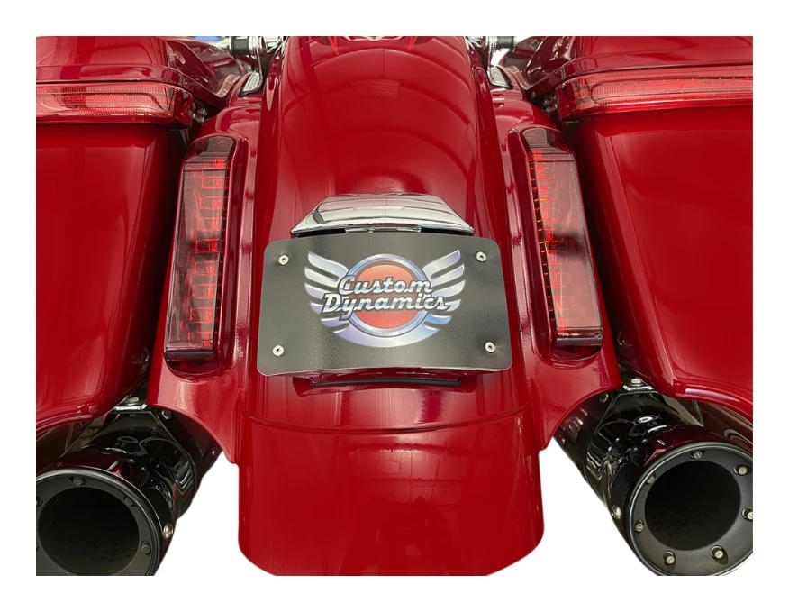 Custom Dynamics Radius License Plate Mount For Harley CVO Touring 2014-2022 - Image 2
