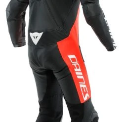 Dainese Tosa Perforated Race Suit -taylormade shop dainese tosa perforated leather suit black black white 3