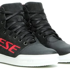 Dainese York D-WP Shoes -taylormade shop dainese york dwp shoes dark carbon red scaled