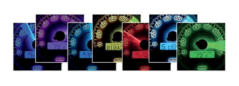 Dakota Digital MVX-8K Series Plug-In 6-Gauge Kit For Harley Touring 2004-2013 - Image 6