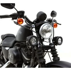 Denali Conventional Fork Tube Auxiliary Light Mount -taylormade shop denali conventional fork tube auxiliary light mount black 12