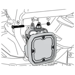 Denali Crashbar Light Mounting Adapter BMW -taylormade shop denali crashbar light mounting adapter select bmw motorcycles rev00 2