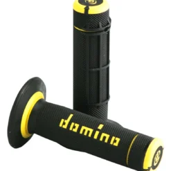 Domino Dually Grips -taylormade shop domino grips dually waf bk y black yellow 1