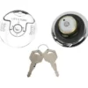 Drag Specialties Flush Mount Locking Gas Cap Set For Harley -taylormade shop drag specialties rag specialties lock gas caps vent n vent