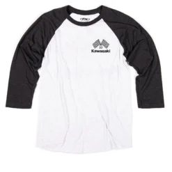 Factory Effex Kawasaki Finish Line Baseball T-Shirt