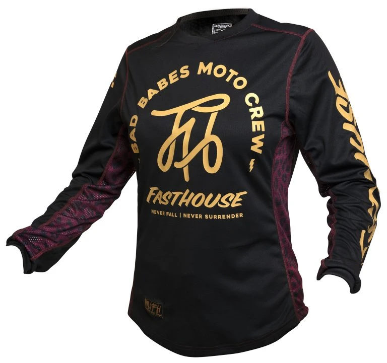 Fasthouse Grindhouse Golden Script Women's Jersey 3 Fasthouse Grindhouse Golden Script Women's Jersey