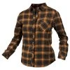 Fasthouse Honey Women's Flannel -taylormade shop fasthouse honey womens flannel gold black