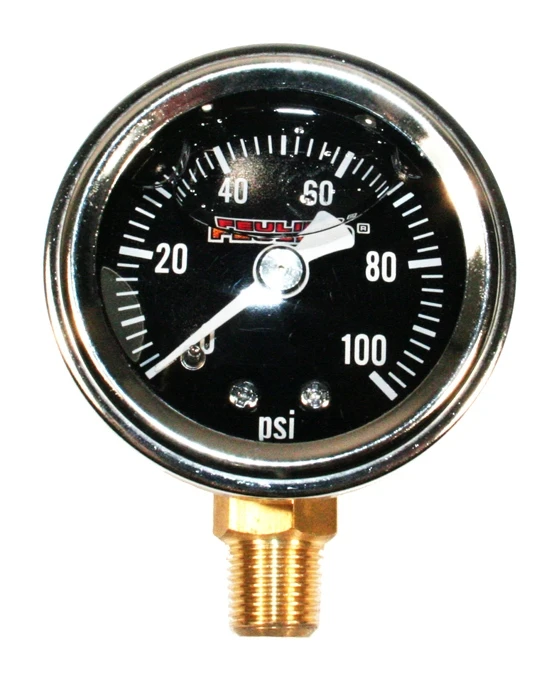 Feuling Liquid Filled Bottom Port Oil Pressure Gauge 3 Feuling Liquid Filled Bottom Port Oil Pressure Gauge