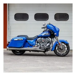 Firebrand Exhaust Grand Prix Slip-On Muffler For Indian Touring 2014-2023 -taylormade shop firebrand exhaust4 grand prix slip on muffler kit2014 up indian touring chrome 2