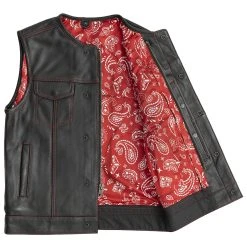 First Manufacturing Bandit Vest -taylormade shop first manufacturing bandit vest black red 3