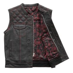 First Manufacturing Downside Vest -taylormade shop first manufacturing downside vest black red 2