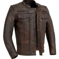 First Manufacturing Raider Jacket -taylormade shop first manufacturing raider jacket brown 2